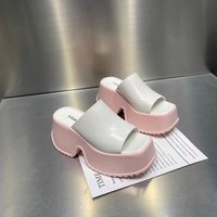 2024 soled slippers to wear outdoors summer 2023 style sponge cake height increasing straight