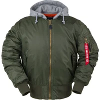 2020 Aw Winter Bomber Flight Jacket MA-1 With Hood Streetwear Clothes Mens Clothing Hip Hop Baseball Lettermanoversized