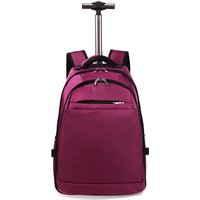 Solid Oxford Cloth Carry on Travel Bag Trolley Case 20inch Business Laptop Backpack Suitcase