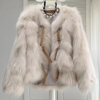 Clothing fur coat 2024 autumn winter fur short style cotton warm style tops