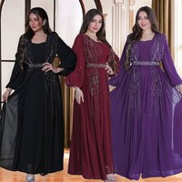 Clothing Hot Diamond Belt Long Gown Evening Dress Long Skirt