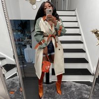 Clothing Autumn Winter Fashion Casual Trench Coat