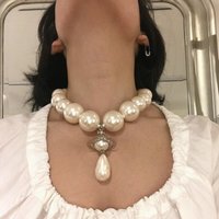 Elegant Baroque Pearl Choker Premium Freshwater Pearl Pendant Exquisite Adjustable Design Silver Plated Fine Jewelry Empress Dowager