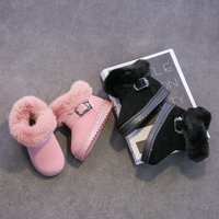 2023 Winter Snow Boots Velvet Princess Short Boots Warm Cotton Shoes Shoes
