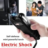 Professional 928 Stun Gun Flashlight Combo Heavy Duty Rechargeable Electric Shock Device Self Protection