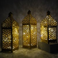 Home Furniture New Holiday Hollow Candlestick Cup Moroccan Iron Wind Lamp European Style Decoration Home Furnishings Layout Props