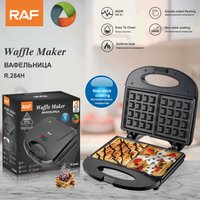 RAF European-style household double-sided heated sandwich maker, multi-function grilled steak waffle breakfast maker