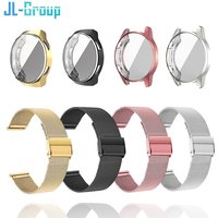 Metal Strap For Huawei Watch GT 2e GT2 3 46mm 42mm Band With Case TPU Screen Protector GT 2 Pro GT2e Bracelet Watchband