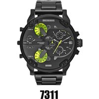 Hot Selling Fashion and Personalized Large Dial in Europe and America, Casual Alloy Steel Band Quartz Watch Selection