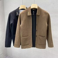 Men's Fashionable Trendy Casual Knit Cardigan Autumn Collar Sweater Versatile Outerwear 2027 New Style