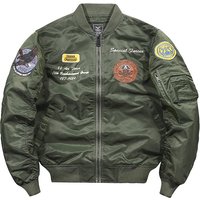 MA 1 Bomber Jacket Embroidery Lightweight & Cotton Padded Options Vintage Japanese Style Loose Fit Casual Wear