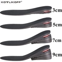 Invisible Increase Feet 3/5/7/9cm Lift Adjustable Cut Shoe Heel Insert Taller Height Insole For Shoes