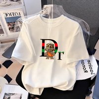 Printed T-shirts, Short-sleeved Round Neck Casual Tops, Spring And Summer-1 Women's Clothing-4