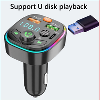 Private Charger T30 Bluetooth Compatible FM Playback Phone Hands free Lossless Sound Quality Car Cigarette Lighter Fast