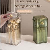 Dust Proof Makeup Brush Storage Pen Holder With Cover Makeup Brush Storage Makeup Brush Desktop Storage Eye Shadow Makeup Brush Bucket