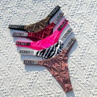Clothing Sexy Low rise T Pants Narrow Edge Water Diamond Underwear Sports Sexy Butt Lift Breathable Invisible Thong