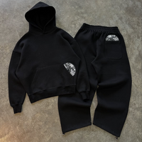Clothing Personalized Printed Sweatshirt Sweatpants Suit Long Sleeved Pullover Hoodie Retro Street Trend Jacket