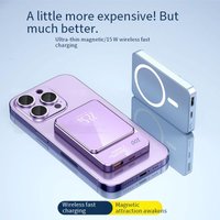 Power Bank Magnetic Wireless Fast Charging Mobile Power Bank Ultra Thin Portable Gift Power Bank 20000 MAh