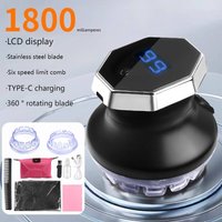 UFO Electric Hair Clipper – Cordless & Rechargeable LCD Screen & 360° Rotary Blades 