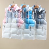 Clothing 2025 Autumn Winter Cotton Vests Short Large Korean Version Versatile Hooded Fat Mm Vest Thickened