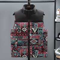 Clothing cotton vest trendy casual sleeveless warm thick outer wear vest jacket
