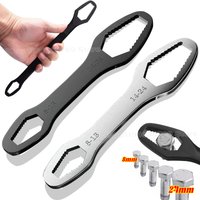 8 24mm Double End Universal Wrench Multifunctional Self Tightening Wrench Repair Tools Double Ended Wrench