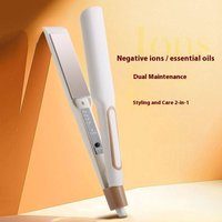 Hair Styler Tourmaline Ceramic Plates 36W Flat Iron Curling Wand & Hair Crimper 15 Adjustable Temperature Settings