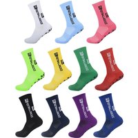 FS Style Football Socks Non Slip Glue Sports Crew Ankle Length Soccer Tabi Socks Running Basketball