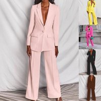  Stylish Blazer & Pants Suit Set – Office Chic & Casual Elegance 