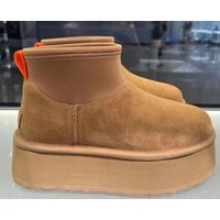New Dipper boots women's winter thick sole heighting fur one snow boots plus cashmere thickened cotton shoe ankle boots
