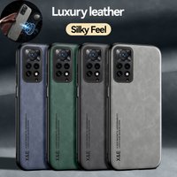 Luxury Retro Leather Case For Xiaomi Redmi Note 11 Pro 11S 10S 10 11T Pro 9 9s K50 K40 K30 10C Soft Silicone Frame Phone