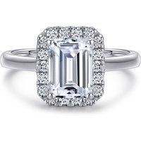Women’s Jewelry Sterling Silver Combination Ring Set Proposal Wedding Ring Princess Square S925 Silver Ring Set