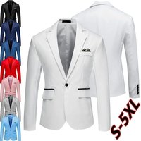 Suit Coat Casual One Button Business Suit Coats Wedding Blazers Long Sleeve Slim Fit Suits Office Blazers Jackets