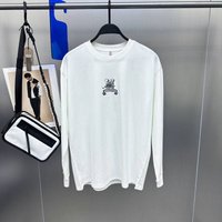 Men's Clothing Dragon Year Spring New Long Sleeve T shirt Loose Letter Dragon Round Neck Pullover Bottoming Shirt