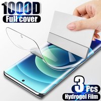 3Pcs Hydrogel Film Samsung Galaxy S8 S9 S10 S20 S22 S21 S23 Plus Ultra S20FE S21FE Screen Protector Note8 Note9 Note10 Note20Ultra Not Glass