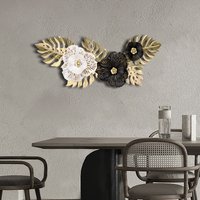 Nordic Light Luxury Wall Hanging Home, Living Room Wall Decoration, Creative Iron Wall Decoration, New Chinese Style Metal Pendant