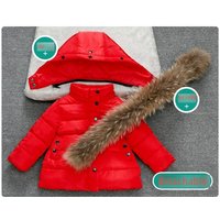 Baby Cotton Coat Boy Winter Down Cotton Coat Mid Length Girl Thick Warm Small Children 0 9 Years Old Neutral Children