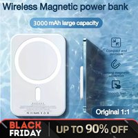 Chargeur magnétique sans fil 3000mAH, batterie externe Portable pour IPhone14/14Plus/14Pro/14ProMax /13/13Pro/13ProMax /12/12Pro/12ProMax