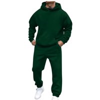 " & Fleece Hoodie Jogger Set Soft Pullover Sweatshirt Comfortable Lounge Pants Casual Streetwear Outfit Fall