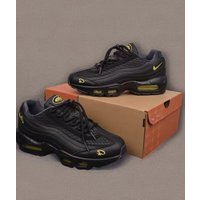 Nike Classic Air Max95 Pink Contrasting Thick Sole Height Increasing Couples Sports Shoes
