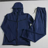 Tech fleece tracksuit pants Designer thin zip cardigan Hoodies sportwear long sleeve Joggers Casual