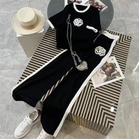 fashion design sense small niche light mature atmosphere quality slimming two piece set