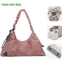 multifunctional yoga bag niche pleated fitness bag large capacity high value leisure sports bag