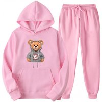 Clothing autumn winter sweatshirt large suit female version loose sports casual two piece suit clothing