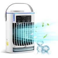 Chiller fan Desktop humidification spray fan Household water-cooled air conditioner fan summer cooling plus