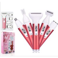 5-in-1 multifunctional women’s shaver hair removal instrument electric eyebrow trimmer armpit hair private shaver
