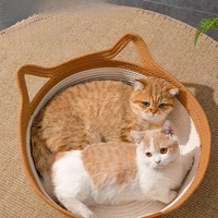 Nest Four Seasons Universal Handmade Vine Sleeping Mat Cat Scratching Board Production Summer Removable Washable Straw
