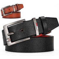 VOOTHOST Belt Alloy Pin Buckle Casual Jeans Belt Male All match Leather Formal Business Designer Waistband VB238