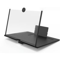 Rear Car Seat Phone Screen Magnifier Pull Out Ultra HD Video 10 inch 12 inch Desktop Hands Free Stand Magnifier