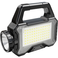 multi-functional solar portable light strong light long-range outdoor camping light work light emergency Searchlight